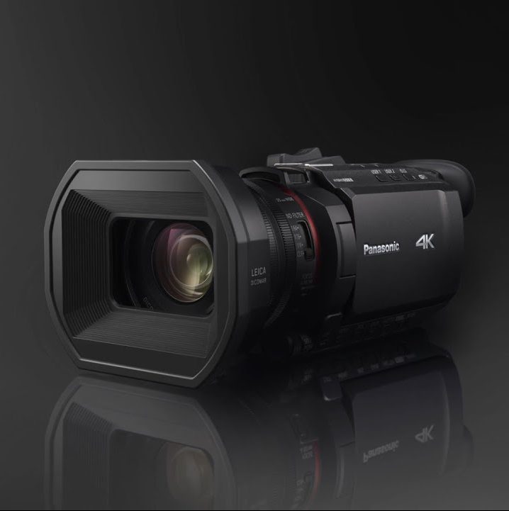A Panasonic HC-X1500 video camera with a black cover